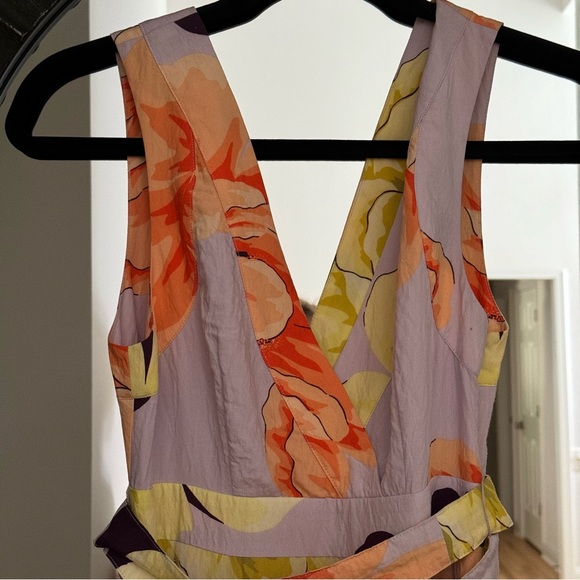 Maeve Floral Wrap Maxi Dress Size US 00P - Picture 7 of 15